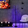 Nearly Natural 5' Pre-Lit Halloween Black Willow Artificial Fall Tree with 144 Orange and Purple LED Lights (T4754)~#|#~37633DE4-0E8F-4E04-99543DA0F274198C_sc7