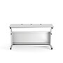 VersaDesk Deluxe 60"W Manual Adjustable Standing Computer Table, White (CTL6024-WW)~#|#~376A952D-8DC2-4C54-A58C48CBA037A0F1_sc7