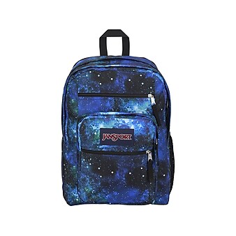 JanSport Big Student Cyberspace Galaxy Backpack, Stars, Blue (JS0A47JKAO3)