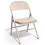 Staples® Metal Office Stacking & Folding Chair, Taupe, 4/Pack (51503)~#|#~3773941B-04A5-426A-8AD6F0F83CDB4BD7_sc7