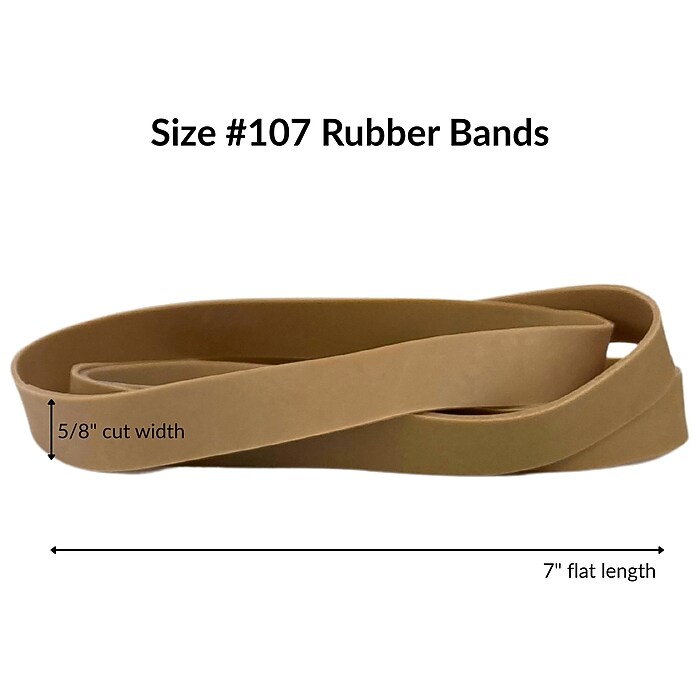 Alliance Sterling Multi-Purpose #107 Rubber Bands, 7