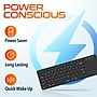 Delton N60 Bluetooth Keyboard with Touchpad, Small Portable Wireless Computer Keyboard, Black (DKMIN60-WB)~#|#~377D408B-D177-4FD6-928565D6244C453B_sc7