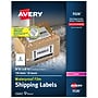 Avery Waterproof Laser Shipping Labels, 5-1/2" x 8-1/2", Matte White, 100 Labels/Box (5526)~#|#~377F03AF-46F3-436B-9F61965F6194B6CE_sc7