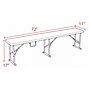 Regency Trestle Series Plastic 6' Commercial Grade Folding Bench, White (BENM7211WH)~#|#~3782A923-1DA7-4CB0-A6F5733199829DF4_sc7