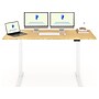 FlexiSpot E7 Pro 72"W Electric Adjustable Standing Desk, Bamboo/White (E7WPRO7230-LBZB)~#|#~378359C0-11AE-4363-8B3878F50556100B_sc7