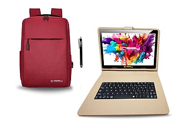 Linsay Octa Core 10.1″ Tablet, 128GB Storage, Android 15, Bundled with Keyboard Case and Backpack (F10XIPGCLOSANBA) Sansujyuku sansujyuku.com