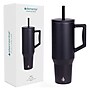 Elemental Commuter Series Stainless Steel Triple Wall Insulated Tumbler with 2 Straws & Handle, 40 oz., Black (ET40BK2)~#|#~3784A253-5411-46AD-906F3D5325E4B61F_sc7