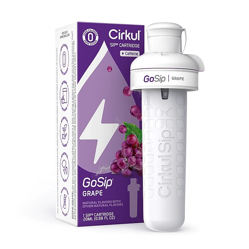 Cirkul GoSip Sugar-Free Grape Flavor Cartridge (850021373474) image 1