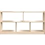 Flash Furniture Bright Beginnings 5-Section Modular Storage Unit, 24.5"H x 47.25"W x 11.75"D, Brown (MK-KE23957-GG)~#|#~3786B0A2-46B7-40DF-A08739391EC31BA6_sc7