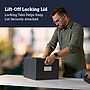 Bankers Box Stor/File Medium Duty 60% Recycled FastFold Corrugated File Box with Lid, Letter/Legal Size, Black/Gray, 4/Carton~#|#~3787971D-D38C-4203-932237BB4A30C746_sc7