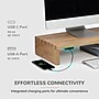 Anji Mountain Mango Wood Monitor Stand with Two USB Ports, Up to 32" Monitor, Natural (MS-FNG-MNG-P)~#|#~37896D93-3E44-4BF1-82EB13CDB8C9E04D_sc7