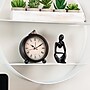 Mind Reader 2 Metal Circular Floating Shelves, 18" x 4" x 18", White (WALLCIR-WHT)~#|#~378A3144-466C-4328-AB5F996508F9ACAD_sc7