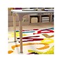 Flash Furniture Bright Beginnings Hercules Rectangular Table, 47" x 24", Height Adjustable, White/Beech (MK-ME088026-GG)~#|#~378F1531-695A-4F9F-88164A27CB423347_sc7