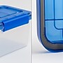 Iris 6.5 Quart Element Resistant Ultimate Clear Plastic Latching Storage Bin, Clear, 5/Pack (500136)~#|#~378F57A2-9ECA-42B2-B8AA80AD18B89AF2_sc7