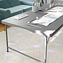 Flash Furniture Paige Rectangle Kid's Plastic Folding Table, 29"W x 60"D x 18.75"H,Granite Gray (RB3060FHKIDGY)~#|#~379527BA-4C10-4F40-AA4C5CC680D60C79_sc7
