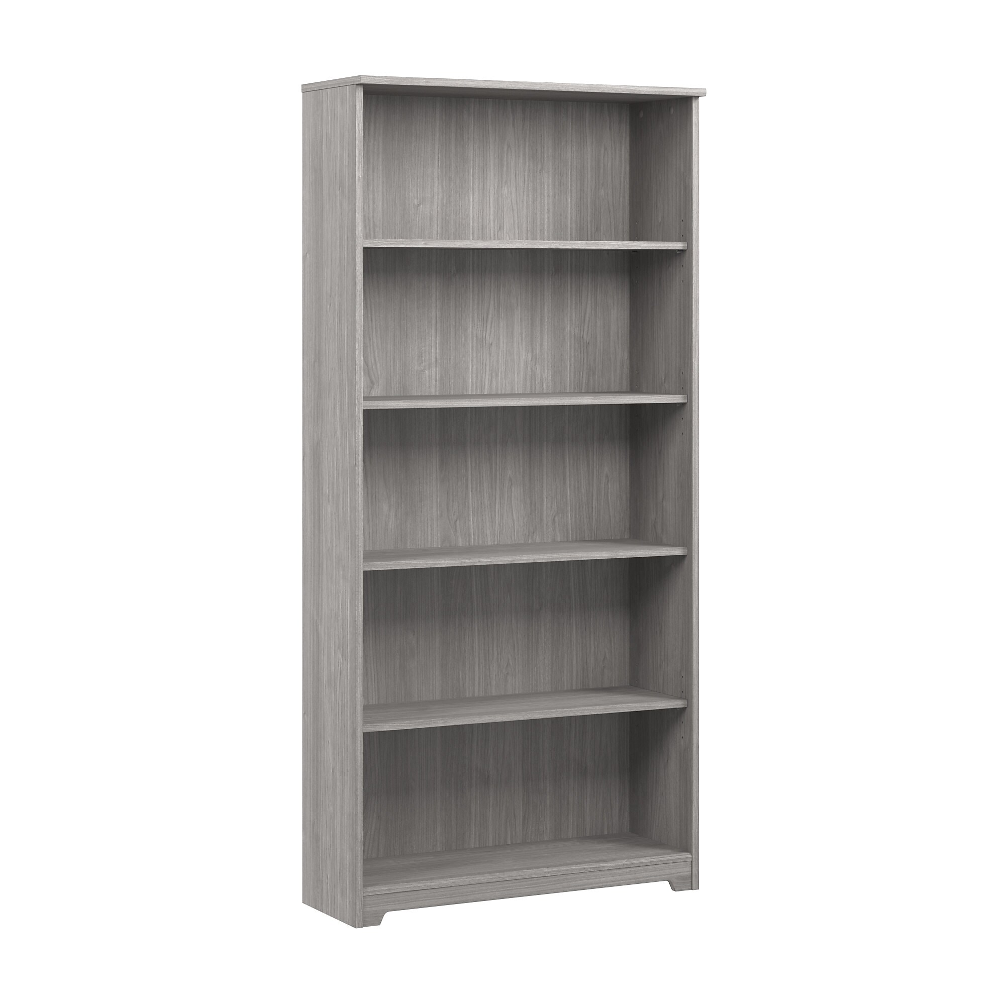 Bush Home Cabot Tall 5 Shelf Bookcase, Modern Gray (WC31366) Sansujyuku sansujyuku.com