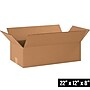 22" x 12" x 8" Shipping Boxes, 32 ECT, 25/Bundle (22128)~#|#~37A0B3DC-B1FE-4CD0-B37D36B43B9ADCED_sc7