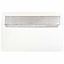 JAM Paper Booklet Envelope 3 7/8" x 8 1/8", White with Silver Foil, 100/Pack (32430263d)~#|#~37A974A9-898F-461B-B88DB9247A12D0FB_sc7