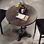 Flash Furniture Bennett 30" Round Wooden Commercial Indoor Table, Dark Brown Top/Black Base (GSFRD30DBST2222)~#|#~37AC07FB-28A8-468E-86D15D22BFFB3071_sc7