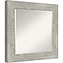 Amanti Art Dove Greywash Frame Wall Mirror, 26" x 26" (A42674593545)~#|#~37AD1D25-9543-45D5-BFCFED4B0395A6E0_sc7
