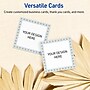 Avery Gold Dots with Blue Border Matte Blank Card, White, 120/Pack (S00-DMJ)~#|#~37B1D5FC-EF94-4630-93B732225E8DEB97_sc7
