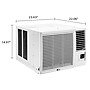LG 230-Volt 12,200 BTU Window Air Conditioner with Remote, White (LW1223HR)~#|#~37B6B22D-87AC-4E8E-8681E97D53B663E6_sc7
