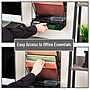 Mind Reader 7-Compartment Metal Desk Organizer, Black (MAGROUND-BLK)~#|#~37B7D284-37AC-49EC-9C56A5BB70C84C83_sc7
