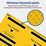 Avery Laser/Inkjet Square Multipurpose Labels, 3" x 3", Bright Yellow, 480/Box (94101)~#|#~37BC0968-460F-4DB3-BCB62104A5A87B42_sc7