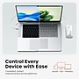 Satechi Slim LX Ambidextrous USB-A/C Mouse, Silver (ST-MULXS)~#|#~37BC14D7-DA0F-4FE3-9C6B7C90E095E129_sc7