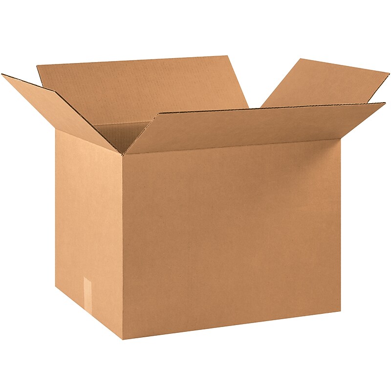 22" x 16" x 16" Shipping Boxes, 32 ECT, 15/Bundle (221616) image 1