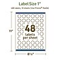 Avery Dissolvable Burst Multipurpose Labels, 1", Off-white, 480/Pack (94606)~#|#~37BDC366-91AE-4149-A4C972CA571721B9_sc7