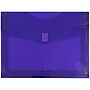 JAM Paper Premium Plastic Document File, 1 Pocket, Letter, Purple, 3/Pack (218V2pux3)~#|#~37BDE33F-5156-46D9-8B03205E286E087A_sc7