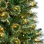 Nearly Natural 8' Wisconsin Slim Snow Tip Pine Artificial Christmas Tree with 600 Clear LED Lights (T3050)~#|#~37C1516F-E0AB-4FD6-89B4681FC6612B91_sc7