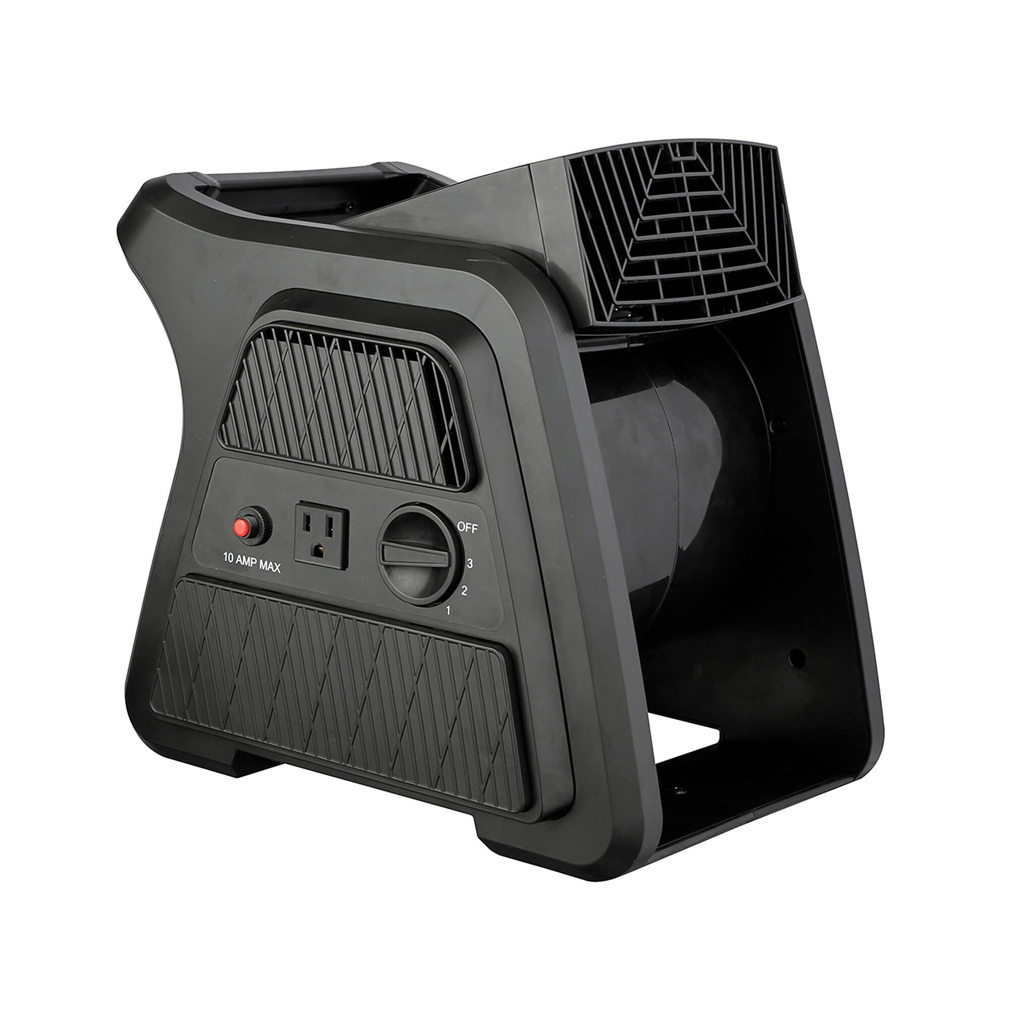 Techni Home 600 CFM Floor Fan, 3 Speed, Black (RTA-13B-FAN) Sansujyuku sansujyuku.com