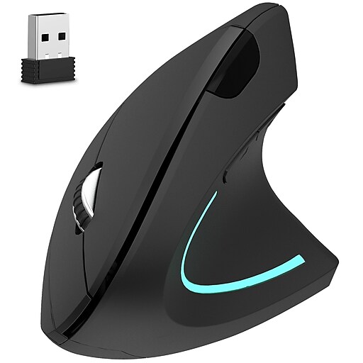 Delton Ergonomic 12 Wireless Ergonomic Vertical Optical Gaming Mouse ...