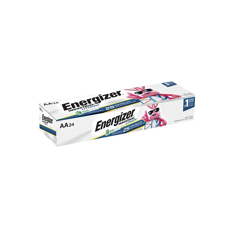 Energizer Industrial AA Lithium Batteries, 24/Box (LN91) image 1