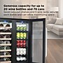 TCL 20-Bottle 78-Can Dual-Zone Wine & Beverage Cooler, Built-In or Freestanding, Stainless Steel (TRD20B8AS)~#|#~37C7B1B0-DC08-489A-A5732C46C1282B92_sc7