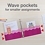Oxford 1 1/2" 3-Ring Flexible Poly Binders, Assorted, 4/Pack (91091)~#|#~37C83A64-4422-4AE4-B80055C76E4F70AD_sc7