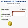 Avery Rectangle Multipurpose Labels, 1" x 2-5/8", White, 160/Pack (19479370586)~#|#~37CD3C6C-540A-42AA-BBD6BB7B61FA83A6_sc7