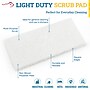 BISON LIFE Light Duty Scouring Pad, White, 20 Pads/Pack (BPKH-SSCP-W-20)~#|#~37CDA059-E1F6-4954-8D27E7FF9831AE9F_sc7