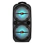 QFX Wireless Bluetooth Speaker with LEDs, Microphone & Stand, Black (PBX-8008SM)~#|#~37CE21AC-C41D-4931-8E0676078E9CF75D_sc7