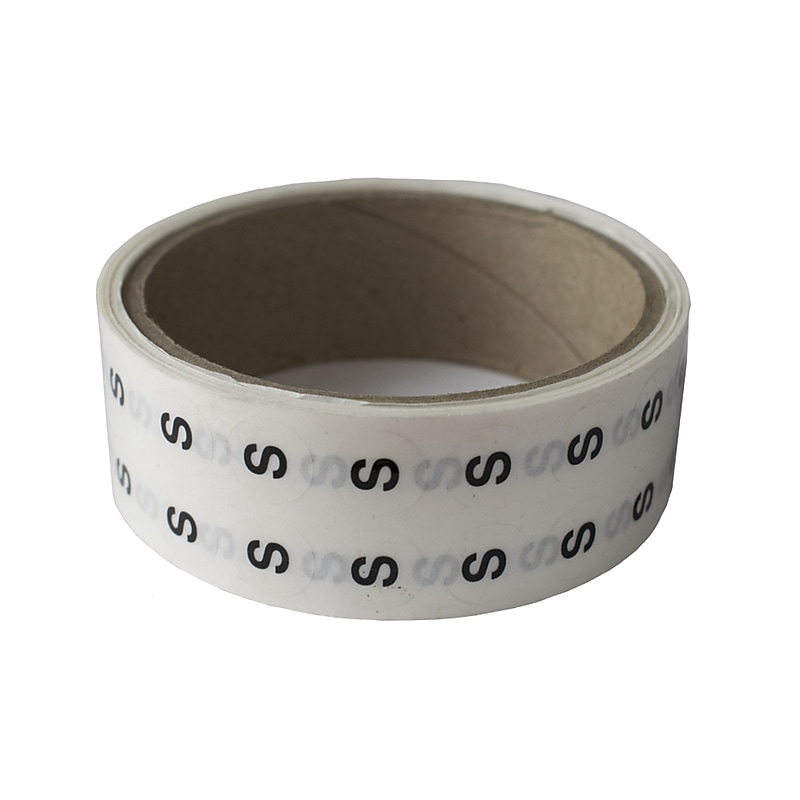Nahanco Acetate Clear Label, S, 1000/Box (LBS) image 1
