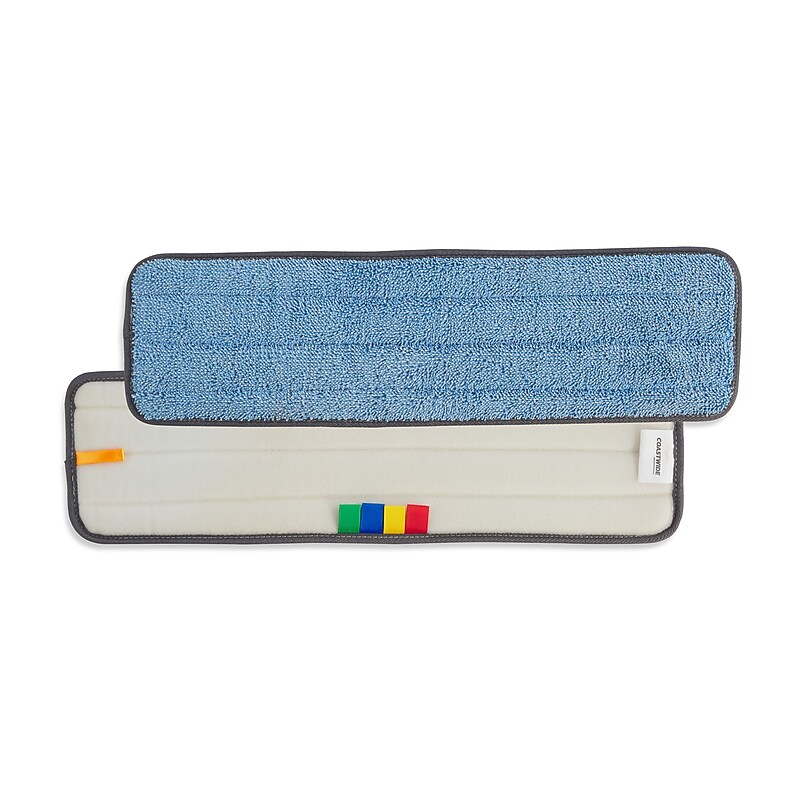 Coastwide Professional™ Microfiber Wet Mop Pad, 5" x 18", Blue (CW61066-CC) image 1