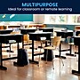 Flash Furniture Plastic Student Desk, Grey (YUYCY046)~#|#~37D26199-20E1-4A1B-B2D97F9656BDFF89_sc7