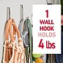 Command Large Hook, 4 lb., Brushed Nickel (17036BN-ES)~#|#~37D79F1F-1A97-4B6F-8057501C9B0E8280_sc7