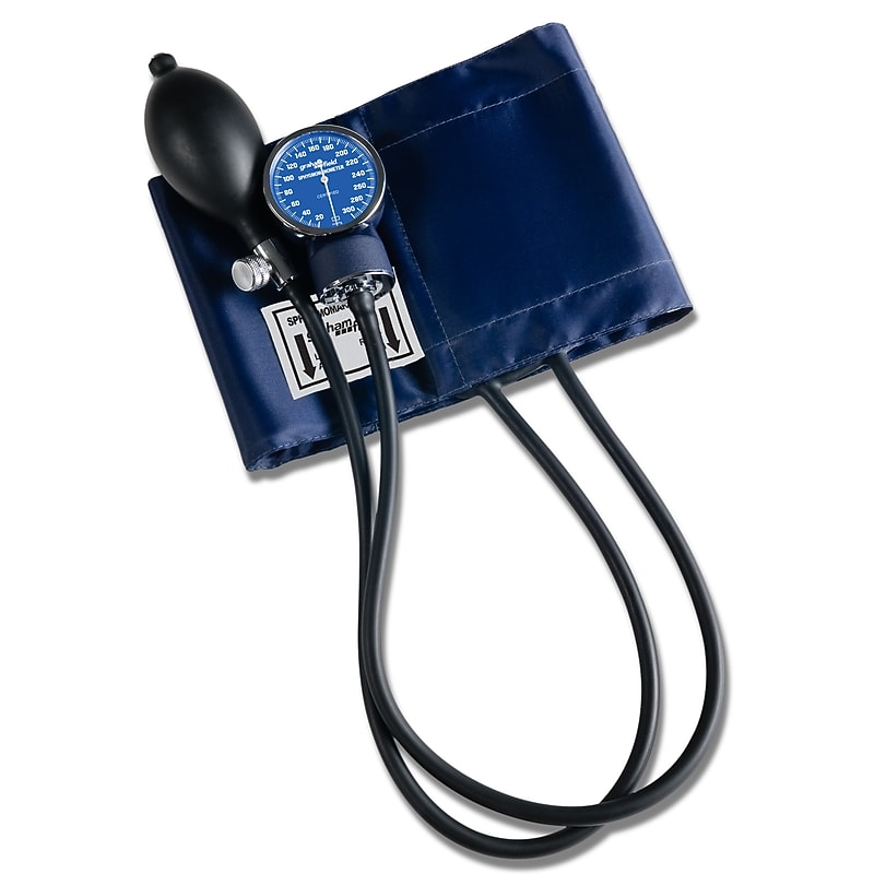 Graham-Field 202x Aneroid Sphygmomanometer, Adult, Blue (202) image 1