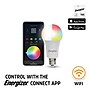Energizer Connect Wi-Fi 60W Equivalent LED Smart Bulb, Multi-White & Multicolor, 2-Pack (EAC2-1003-RGB)~#|#~37D7F349-45C2-4B00-9570512858FBF63E_sc7