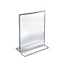Azar Sign Holders, 8.5" x 11", Vertical, Tabletop, Clear Acrylic, 10/Pack (152714)~#|#~37D80756-D40B-4B32-AA54EEA47EC22A22_sc7