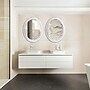Infinity Instruments Sonore Decorative Wall Mirror, White Plastic, 30" (15370WH)~#|#~37D9AF63-E49A-4BE6-947ABBE7977E7C41_sc7