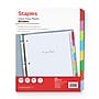 Staples View Plastic Dividers, 8 Tabs, Multicolor (ST63072)~#|#~37DD77C3-E6F3-4DE8-81BA6C273956EB39_sc7